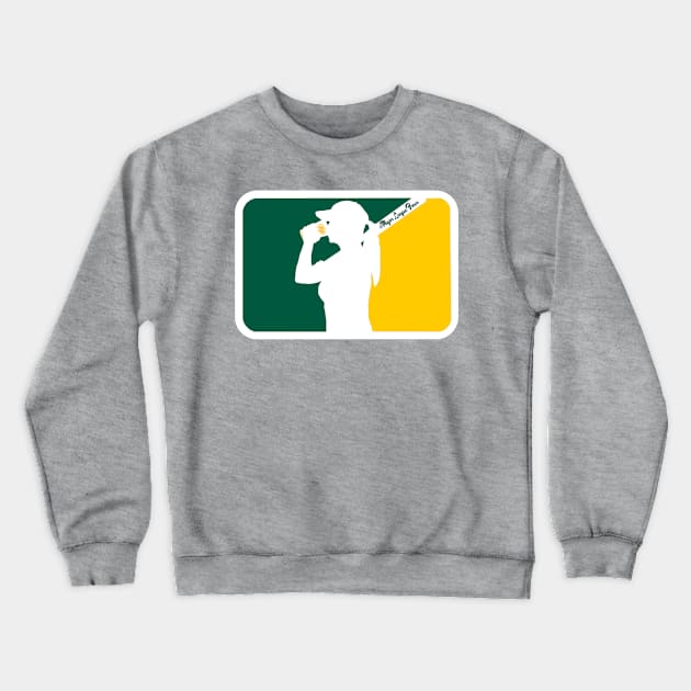 Oakland Major League Brews Women Crewneck Sweatshirt by Major League Brews 